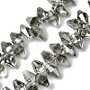 Transparent Electroplate Glass Beads Strands GLAA-K064-06A-PL01-1