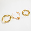 Rectangle Alloy & Iron Bangles Set FS-WGB93A7-01-3