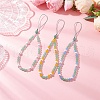 Natural & Dyed Malaysia Jade Mobile Straps HJEW-JM03426-1