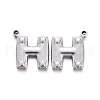 Tarnish Resistant 304 Stainless Steel Pendants STAS-F221-10P-H-2