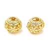 Hollow Brass European Beads KK-L229-012G-1