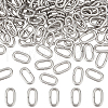 Unicraftale 200Pcs 304 Stainless Steel Linking Rings STAS-UN0060-35-1