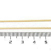 1.5mm Rack Plating Brass Snake Chain Necklaces for Women Men MAK-L044-13G-5