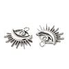 304 Stainless Steel Pendants STAS-R122-10P-3