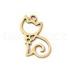 201 Stainless Steel Pendants STAS-F316-22G-06-1