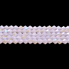 Imitation Jade Electroplate Glass Beads Strands EGLA-A039-J4mm-L02-1