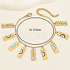 Stainless Steel Enamel Charm Bracelets for Women JX2078-2