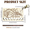  8-Position Wood Embroidery Thread Storage Trays TOOL-WH0056-024-2