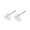 Imitation Pearl Stud Earrings EJEW-P296-21A-P-1