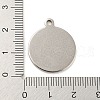 304 Stainless Steel Pendants STAS-G318-07P-3