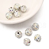 Pave Disco Ball Beads X-RB-A170-8mm-10-1