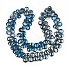 Electroplate Glass Beads Strand X-EGLA-S188-27-C01-2