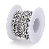 Tarnish Resistant 304 Stainless Steel Cable Chains CHS-M001-05P-4