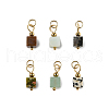 Natural Mixed Gemstone Pendants STAS-Z129-01G-1
