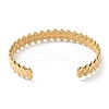 Ion Plating(IP) 304 Stainless Steel Cuff Bangles for Women BJEW-Z078-14G-3