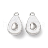 Rack Plating Alloy Acrylic  Pendants FIND-M038-09P-1