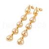 Teardrop Brass Dangle Stud Earrings for Women EJEW-G391-22G-2