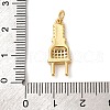 Brass Micro Pave Cubic Zirconia Pendants KK-P308-67G-3