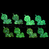 Luminous Transparent Acrylic Beads LACR-U001-09-3