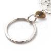 Natural Unakite Keychain KEYC-JKC00346-03-4