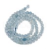 Natural Aquamarine Beads Strands G-C127-A04-02-5