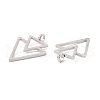 Non-Tarnish 304 Stainless Steel Pendants STAS-P308-01P-2