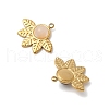 304 Stainless Steel Pave Natural Mixed Stone Pendants STAS-F312-10G-2