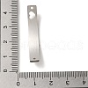 Tarnish Resistant 304 Stainless Steel Connector Charms STAS-R117-05P-3