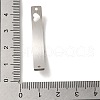 304 Stainless Steel Connector Charms STAS-R117-05P-3