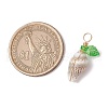 Natural Sea Shell Copper Wire Wrapped Pendants PALLOY-JF03610-03-2