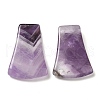 Natural Amethyst Pendants G-F758-C04-1