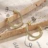 304 Stainless Steel Stud Earrings EJEW-F354-05G-02-3