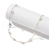 925 Sterling Silver Link Chain Necklaces NJEW-L116-05P-2