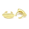 Brass Cuff Earrings EJEW-C104-010G-2