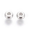 Tarnish Resistant Rondelle 304 Stainless Steel Beads STAS-S028-38-3