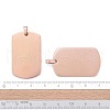 Ion Plating(IP) 304 Stainless Steel Pendants STAS-I311-03A-RG-4