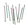 Ion Plating(IP) 304 Stainless Steel Connector Charms STAS-Q323-04G-MC-1
