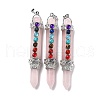 Chakra Theme Natural Rose Quartz Big Pendants G-I322-06P-02-1