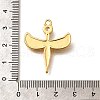 Brass Micro Pave Cubic Zirconia Pendants KK-U055-09G-02-3