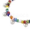Glass Seed Beaded Bracelets for Women BJEW-JB11637-3