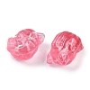 Transparent Spray Paint Glass Beads GLAA-H035-01H-2