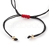 Adjustable Nylon Thread Braided Bead Bracelets BJEW-JB05822-05-3