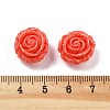 Synthetic Coral Carved Beads CORA-U003-01B-04-3