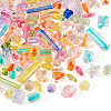  200Pcs 10 Styles Transparent Acrylic Beads TACR-TA0001-28-3