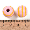 Easter Theme Printed Wood Beads WOOD-T032-22L-3