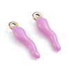 Ion Plating(IP) 304 Stainless Steel Pendants STAS-I148-02G-12-1