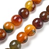 Natural Multi-Color Agate Beads Strands G-A261-B05-14mm-2