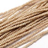 Faceted Rondelle Full Rainbow Plated Electroplate Glass Beads Strands X-EGLA-M004-2mm-A12-1