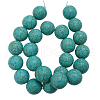 Synthetical Howlite Beads X-TURQ-GSR20mm129-2
