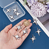 Unicraftale 10Pcs 304 Stainless Steel Pendants STAS-UN0061-12-5